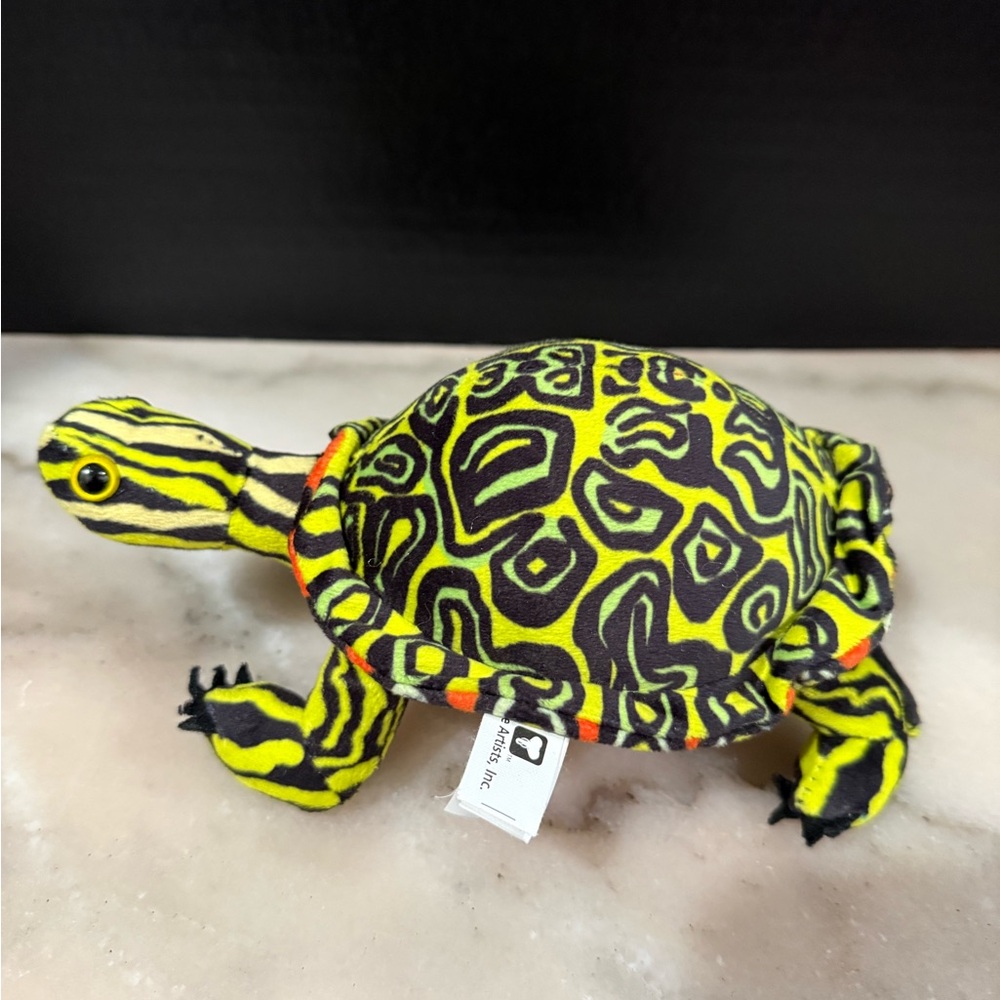 Red-Bellied Turtle Plush Toy Wildlife Artists 7"